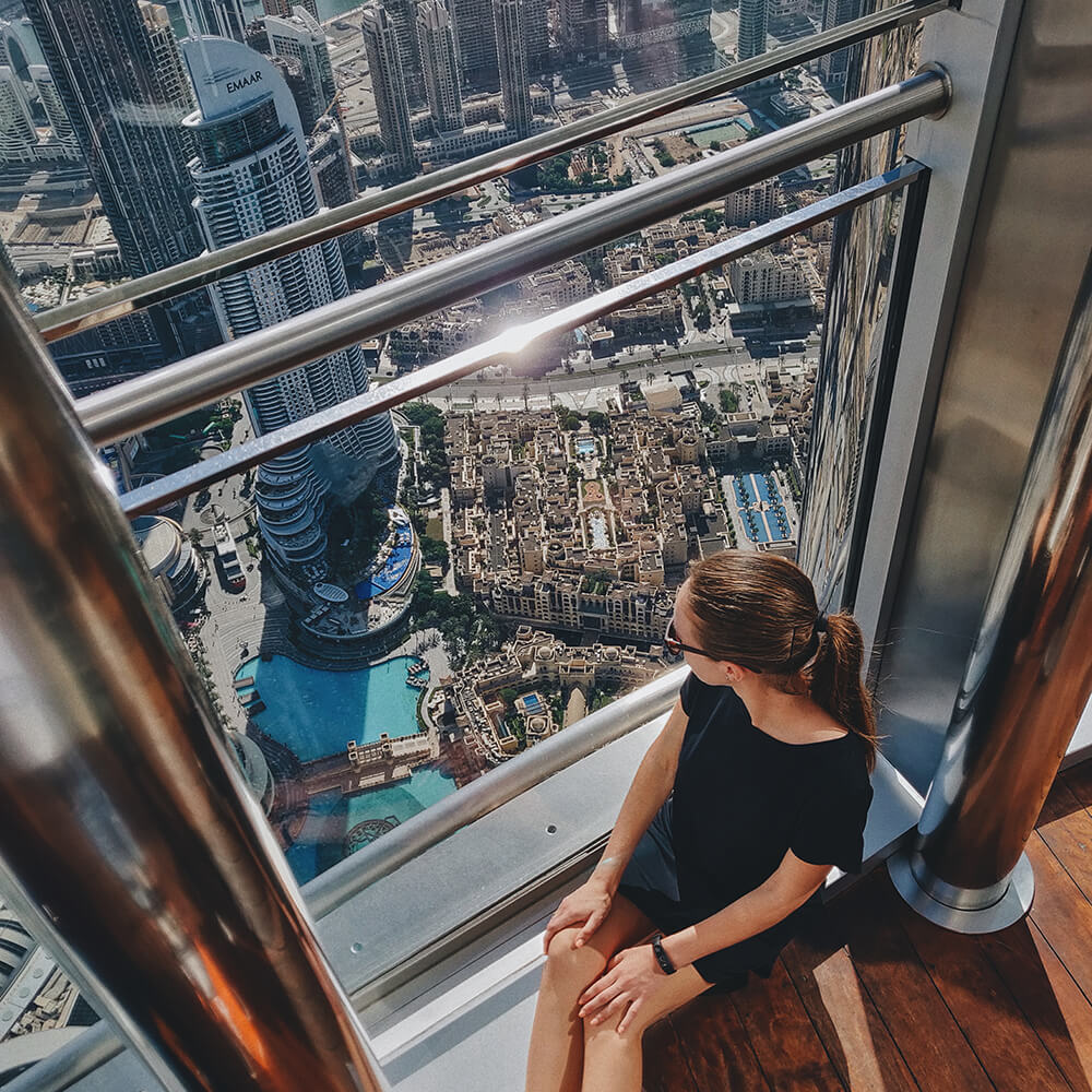 At the Top of Burj Khalifa