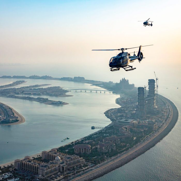 Helicopter Tour Ride Dubai, UAE