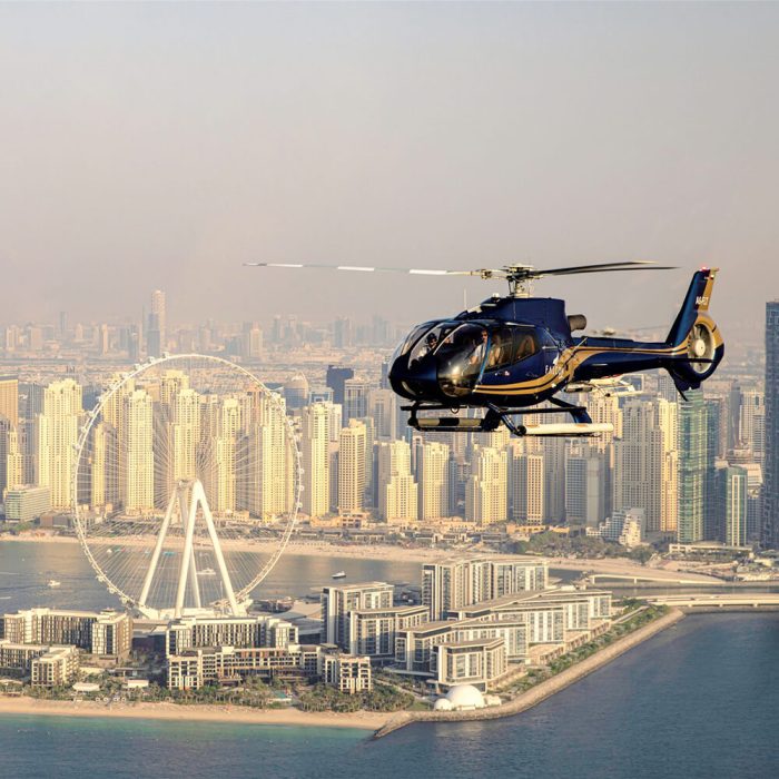 Helicopter Tour Ride Dubai, UAE
